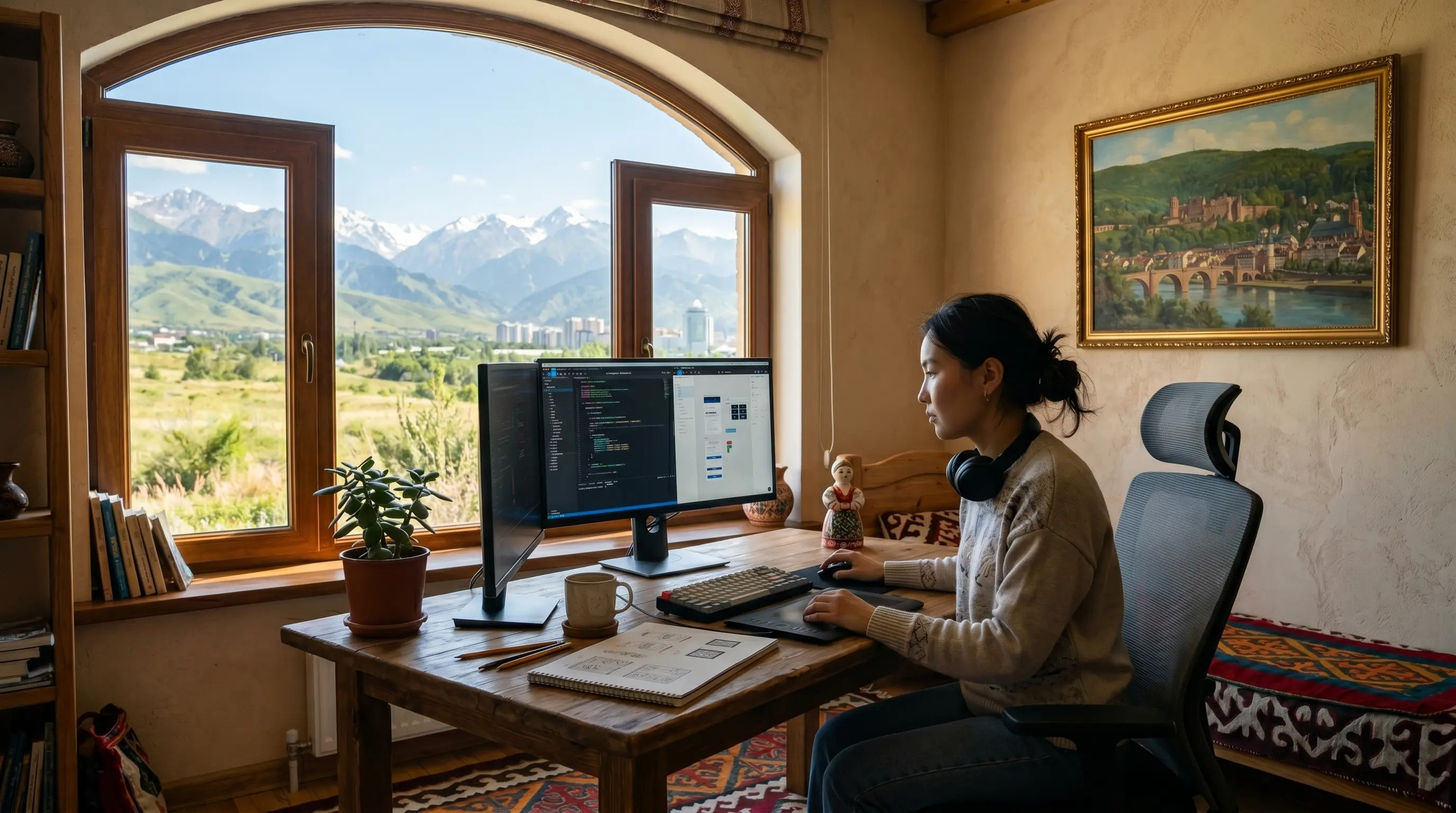 Kazakhstani software engineer in Almaty